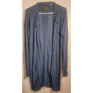 Anthropologie Guinevere Womens Size S Slate Blue Lightweight Cardigan